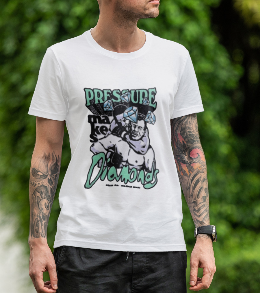 Pressure Makes Diamonds MMA Fighter Combat Sport T-Shirt