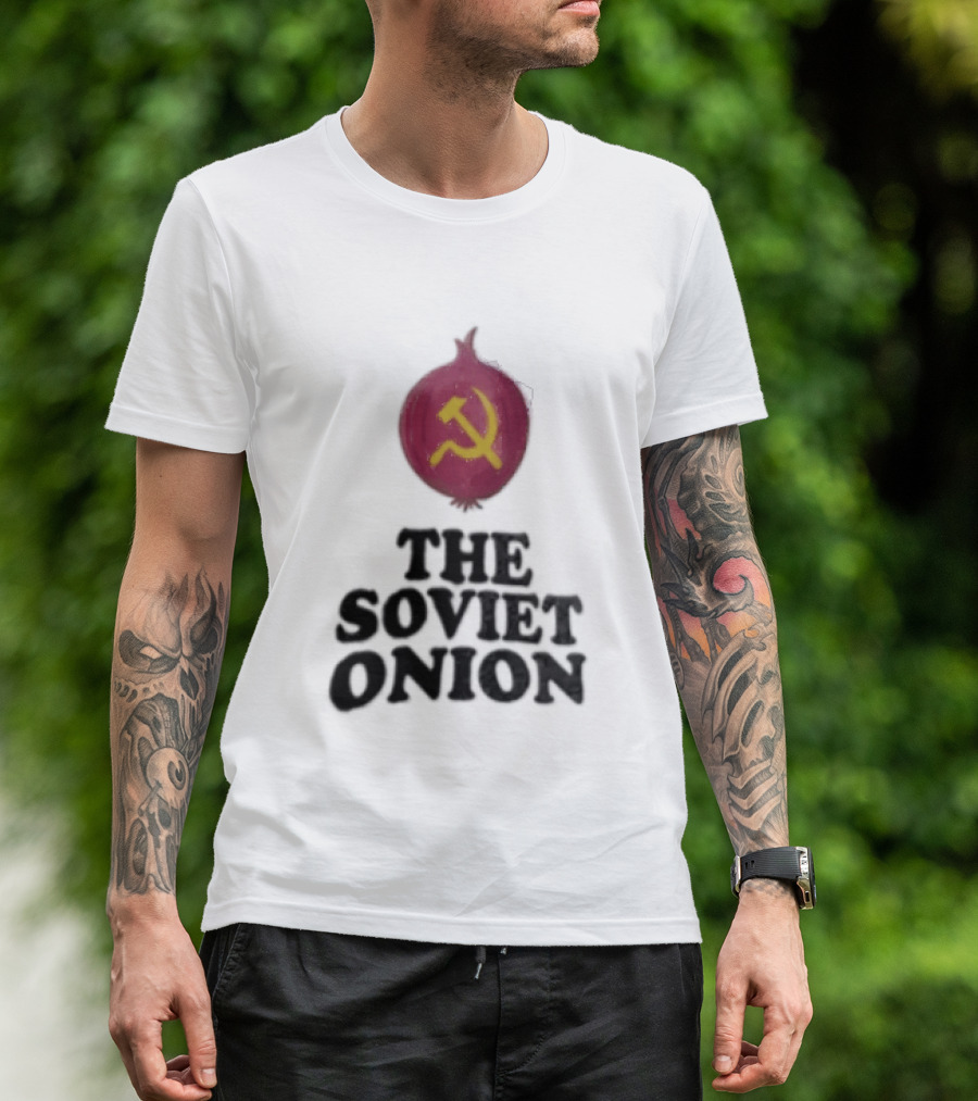 The Soviet Onion Hammer And Sickle T-Shirt