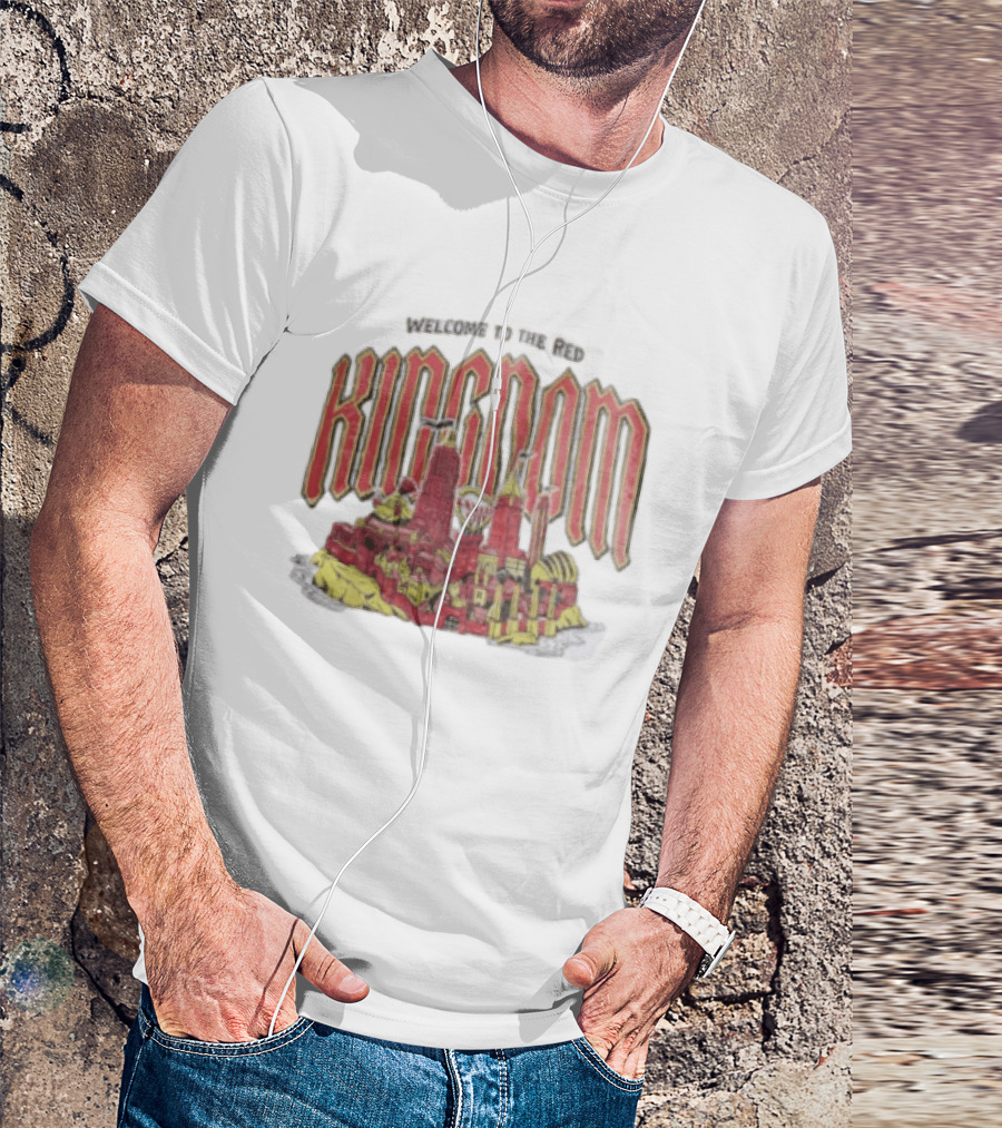 Welcome To The Red Kingdom Cityscape T-Shirt