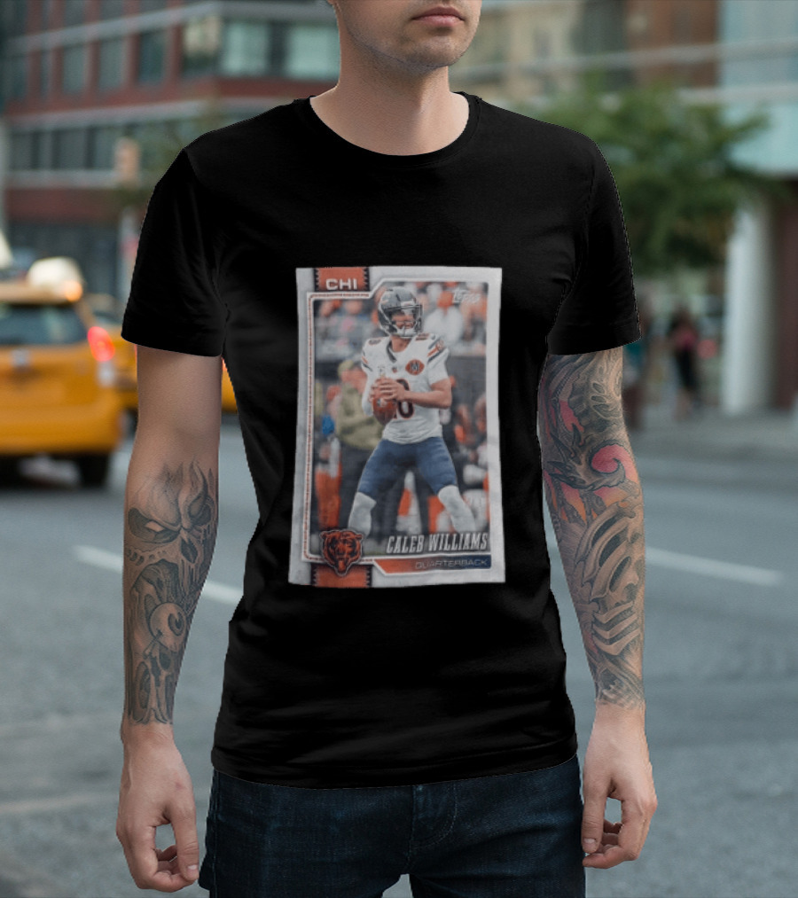 2026 Topps Caleb Williams Chicago Bears Quarterback Trading Card T-Shirt