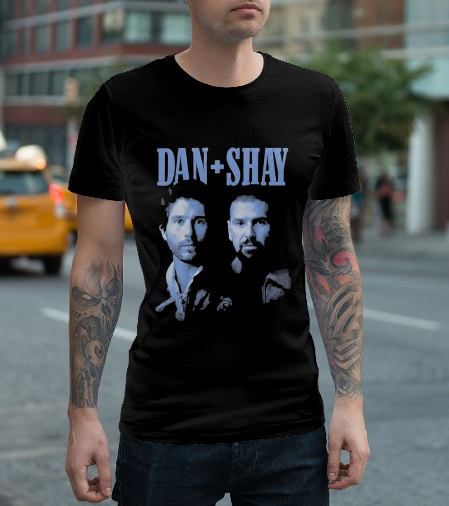 Dan + Shay Tour Collage Faces T-Shirt