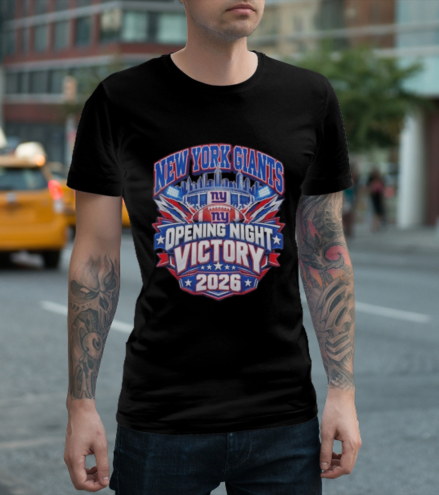 New York Giants 2026 Opening Night Victory T-Shirt