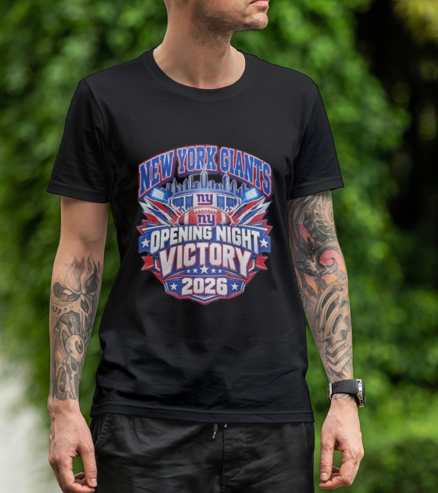New York Giants 2026 Opening Night Victory T-Shirt