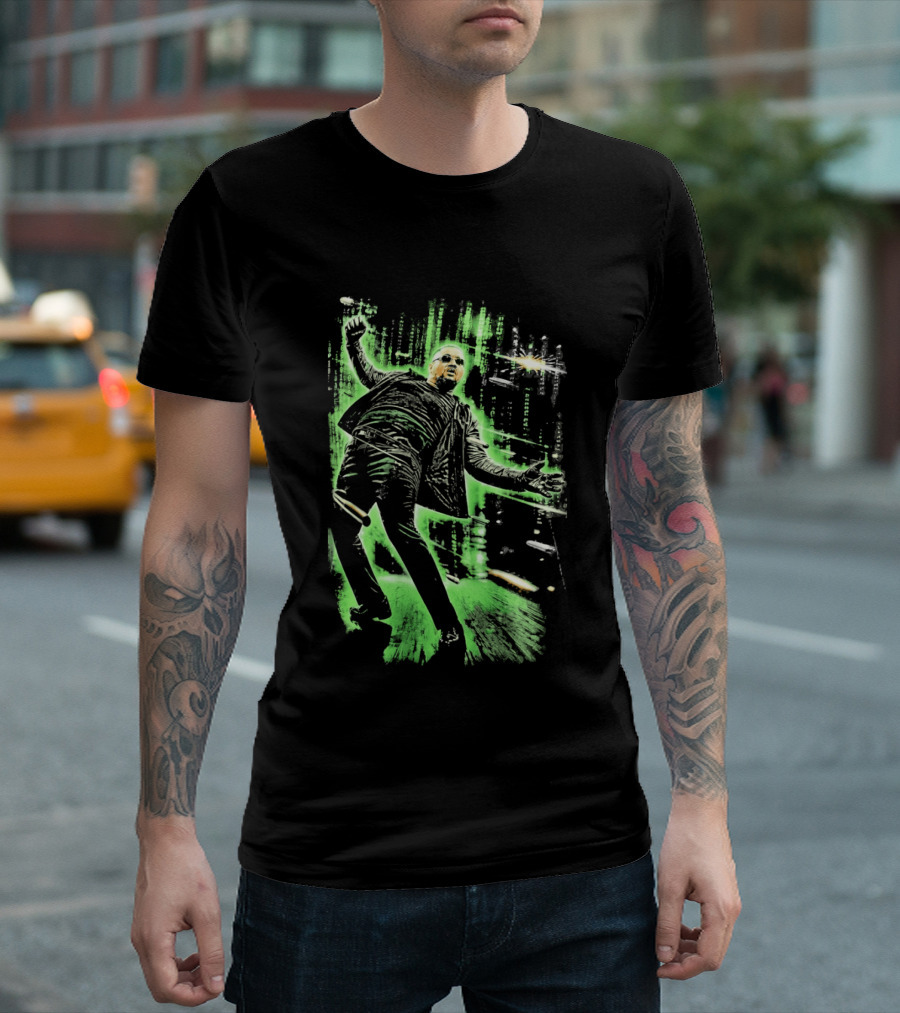 Solo Sikoa Dodging Pew Pew Pew Warning Shots T-Shirt
