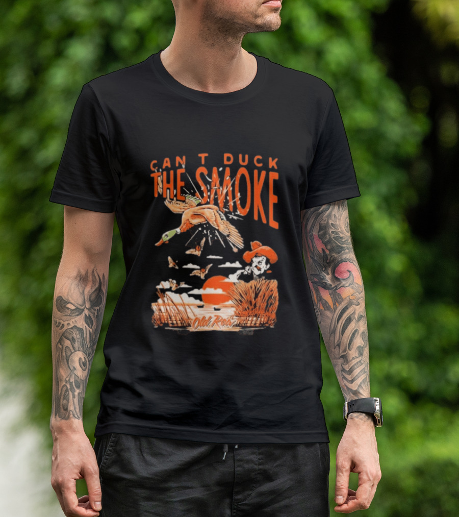 Oklahoma State Cowboys Can't Duck The Smoke Vintage Old Row T-Shirt