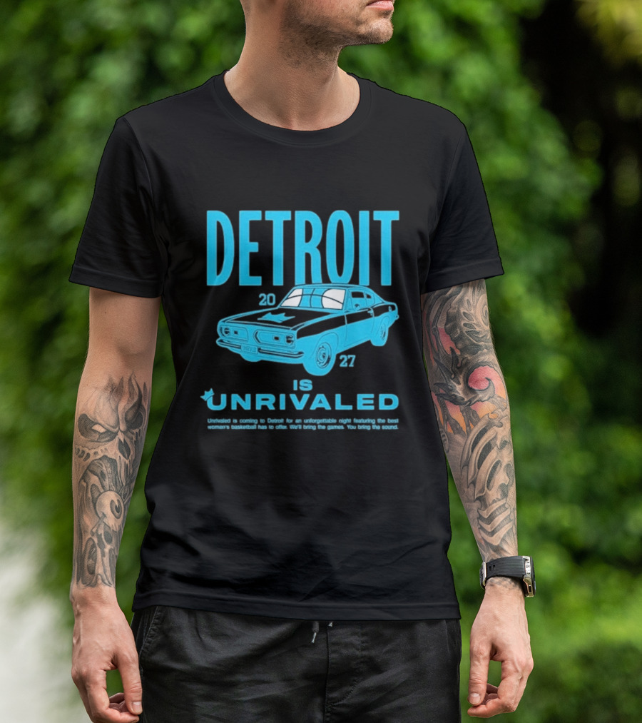 Detroit 2027 Is Unrivaled Season 3 Car Tour T-Shirt