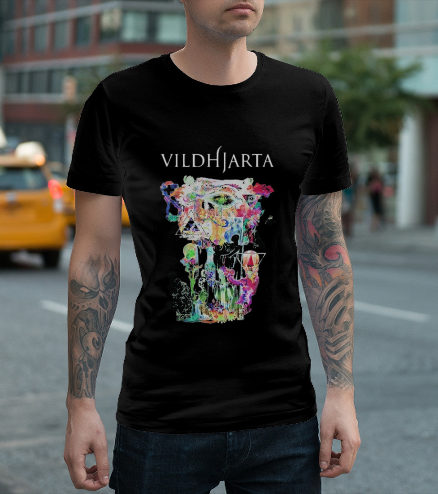 Vildhjarta Ylva Colorful Abstract T-Shirt