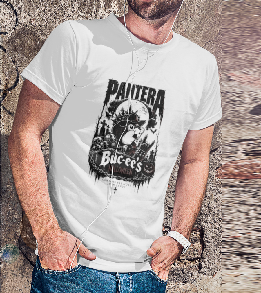 Pantera Buc Ee's Halloween Cowboys Eat More Than Candy T-Shirt