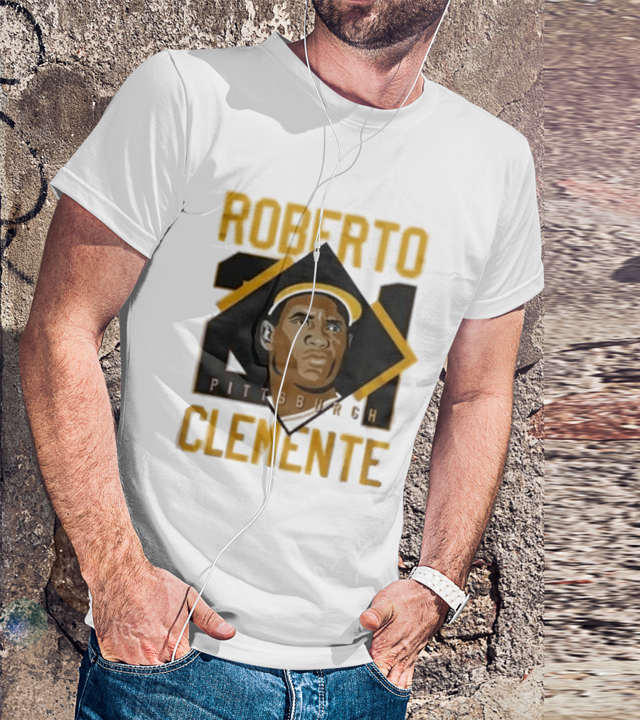 Roberto Clemente 21 Pittsburgh Pirates Iconic Baseball Legend T-Shirt