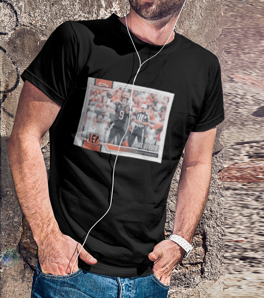 2026 Topps Cincinnati Bengals Joe Burrow Quarterback T-Shirt