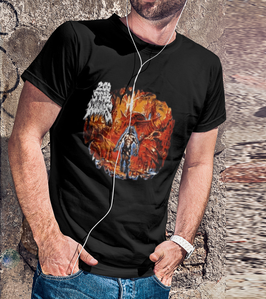200 Stab Wounds Lowest Form Evilgreed Shop Longsleeve Fiery Dragon T-Shirt