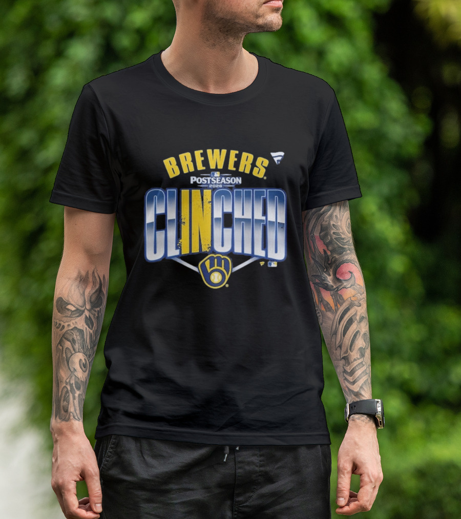 Brewers Postseason 2026 Clinched Locker Room T-Shirt