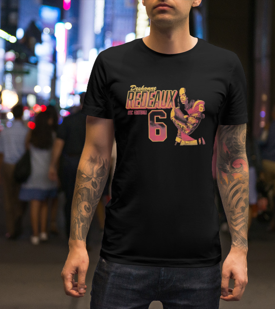Deshonne Redeaux USC Football Number 6 T-Shirt