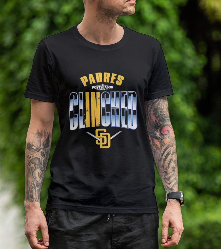 San Diego Padres 2026 MLB Postseason Clinched Padres Postseason Clinched SD T-Shirt