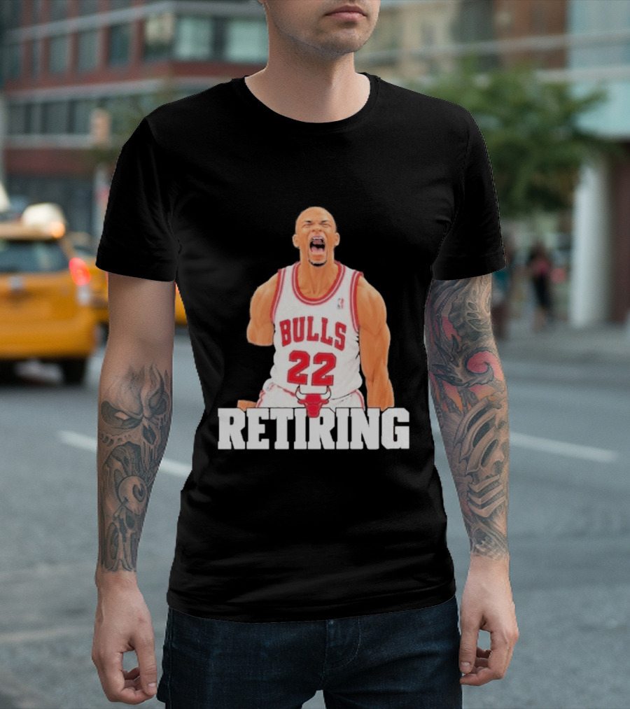 Taj Gibson 22 Bulls Retiring Iconic Moment T-Shirt