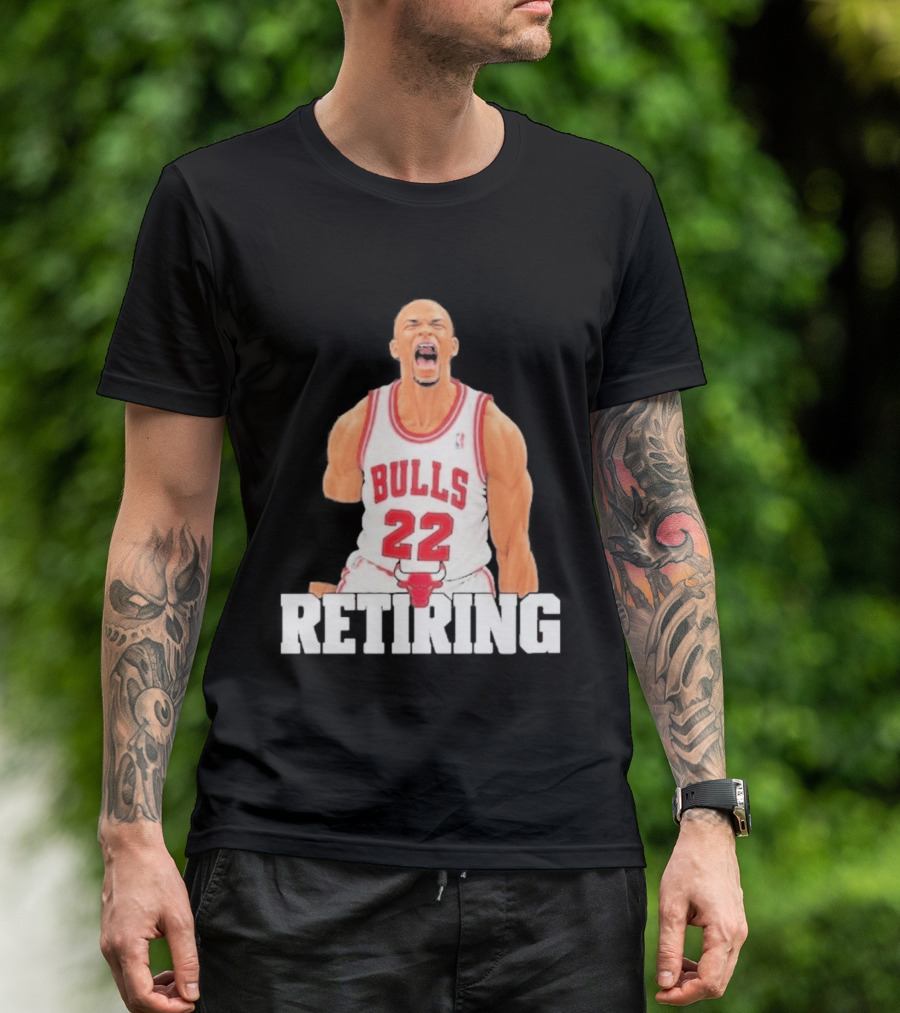 Taj Gibson 22 Bulls Retiring Iconic Moment T-Shirt