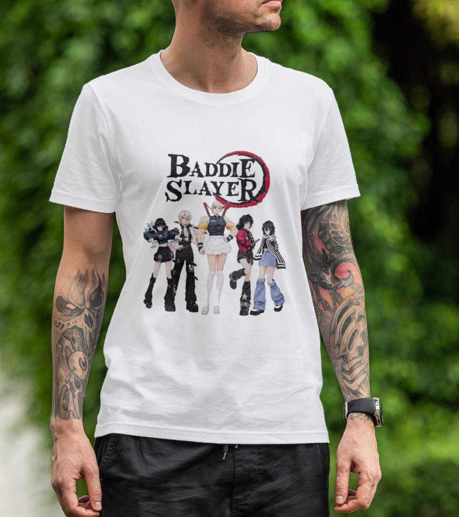 Baddie Slayer Demon Slayer Kimetsu No Yaiba Characters T-Shirt
