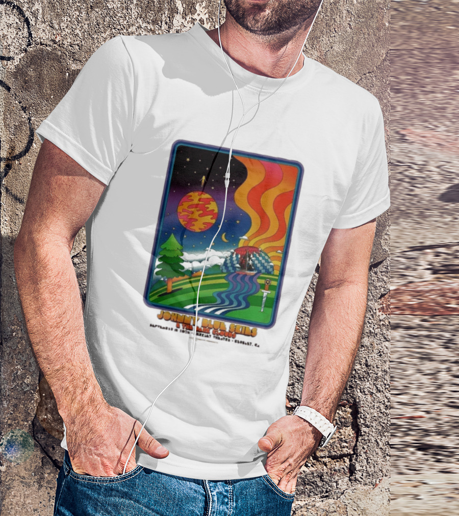 Johnny Blue Skies And The Dark Clouds Greek Theatre Berkeley CA September 15 2026 Event Psychedelic T-Shirt