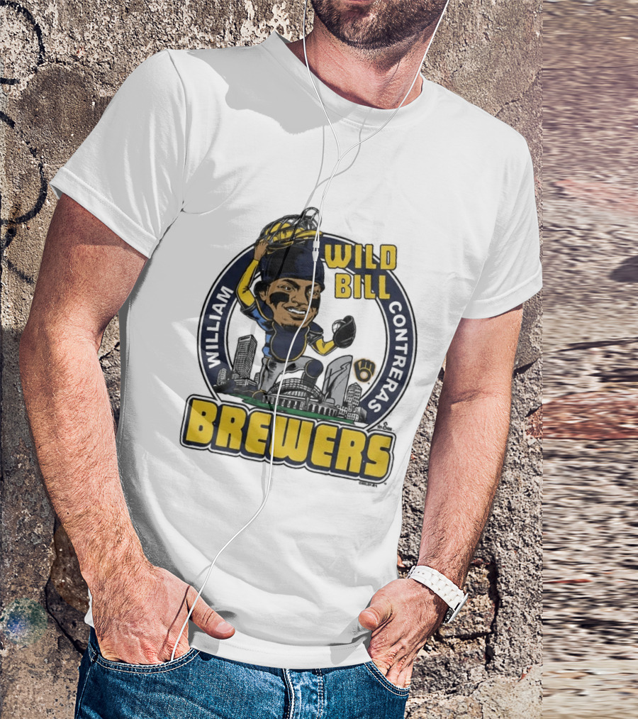 Milwaukee Brewers Wild Bill William Contreras Baseball 2026 T-Shirt