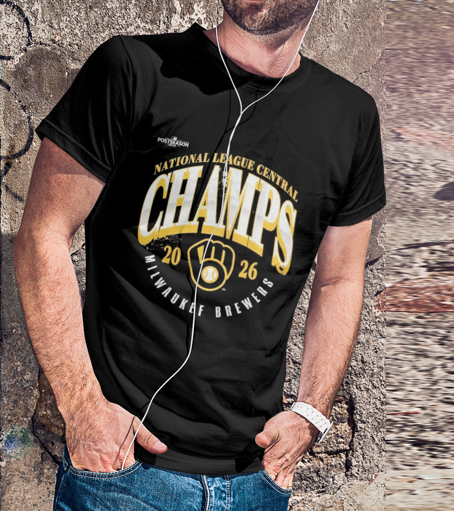Milwaukee Brewers 2026 National League Central Champs T-Shirt