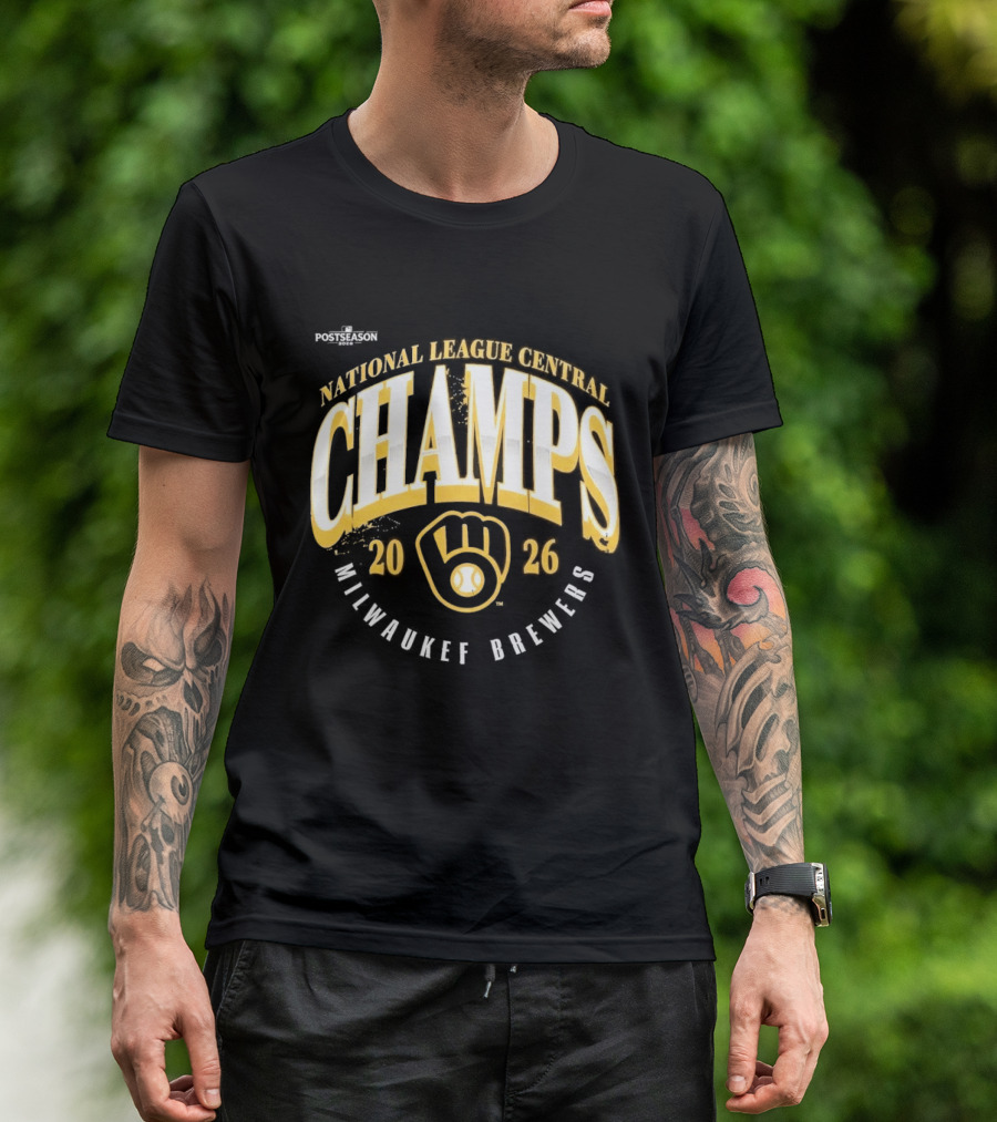 Milwaukee Brewers 2026 National League Central Champs T-Shirt