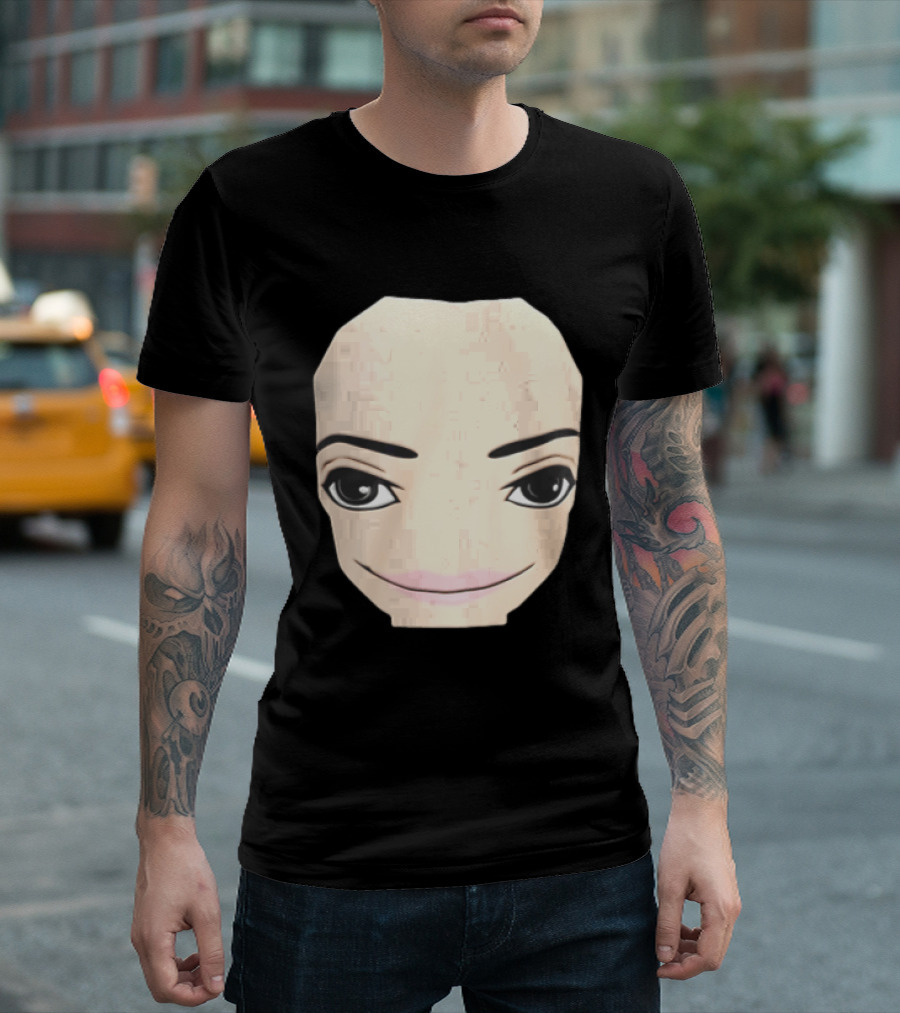 Roblox Avatar Smirking Face Female T-Shirt