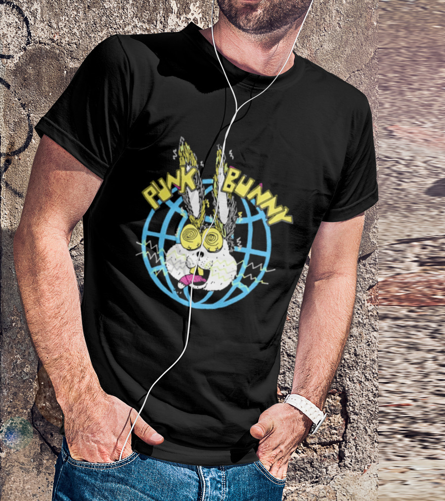 Green Day Punk Bunny World T-Shirt