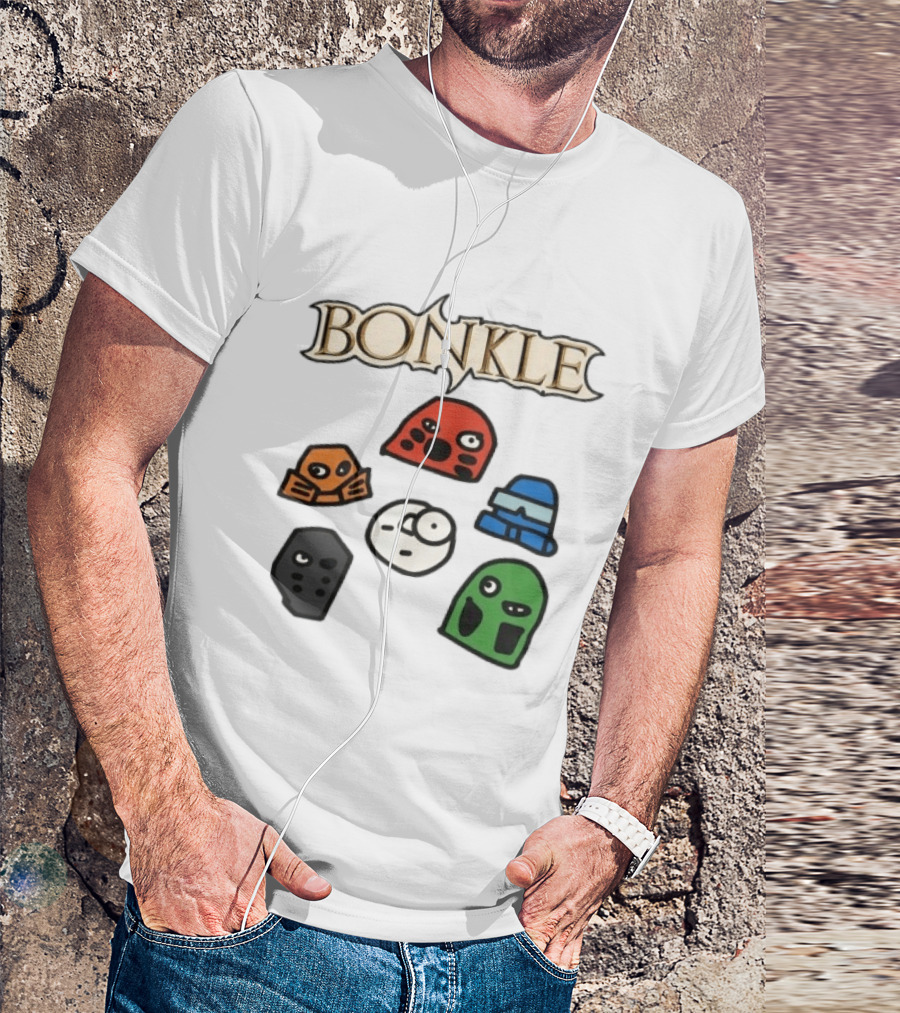 Bonkle Bionicle Toa Mata Masks Collection T-Shirt