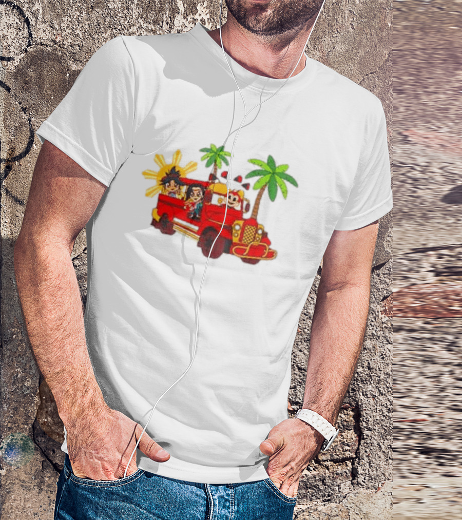 Jollibee Foods Store Jeepney Adventure Jollibee X Forgotten Island Collaboration T-Shirt