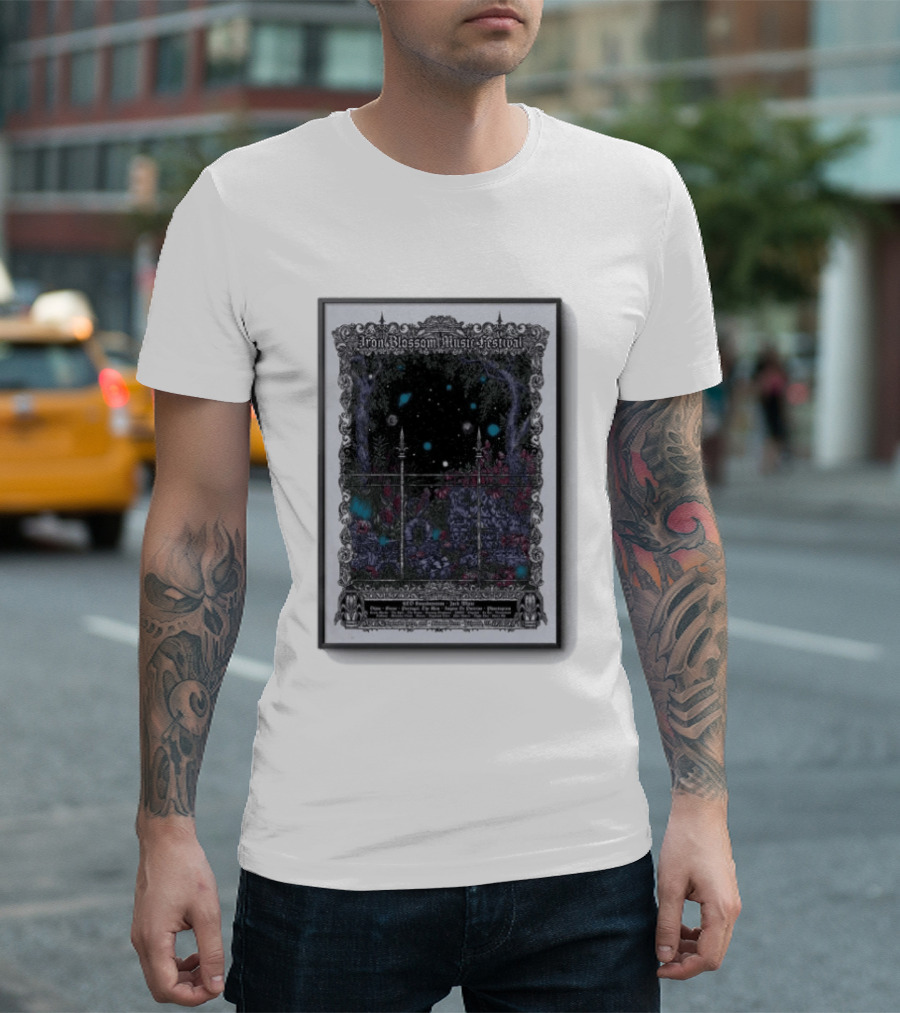 Iron Blossom Music Festival September 19 20 2026 Midtown Green Richmond VA T-Shirt