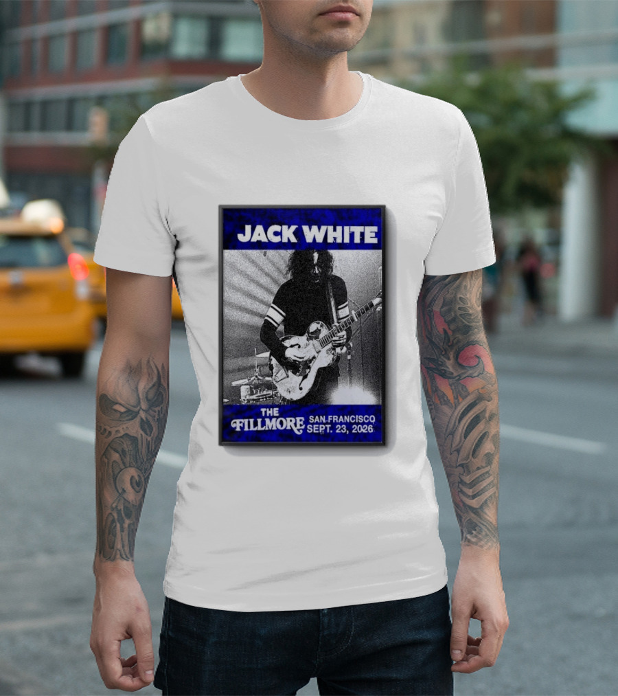 Jack White The Fillmore San Francisco September 23 2026 T-Shirt