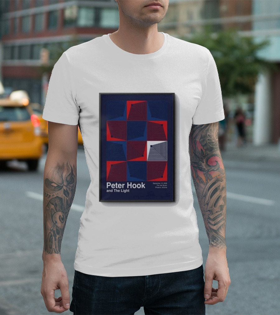 Peter Hook And The Light September 15 2026 The Van Buren Phoenix Arizona T-Shirt