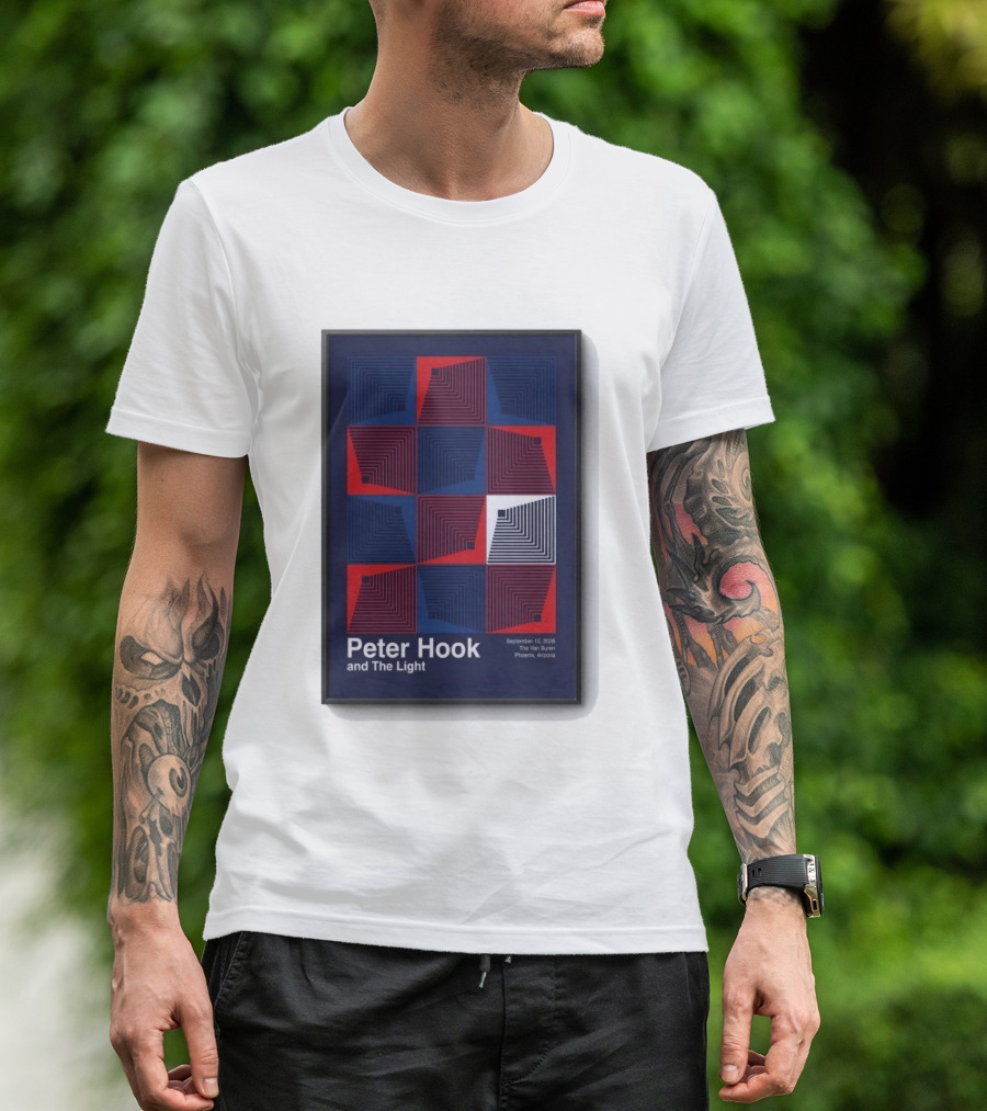 Peter Hook And The Light September 15 2026 The Van Buren Phoenix Arizona T-Shirt
