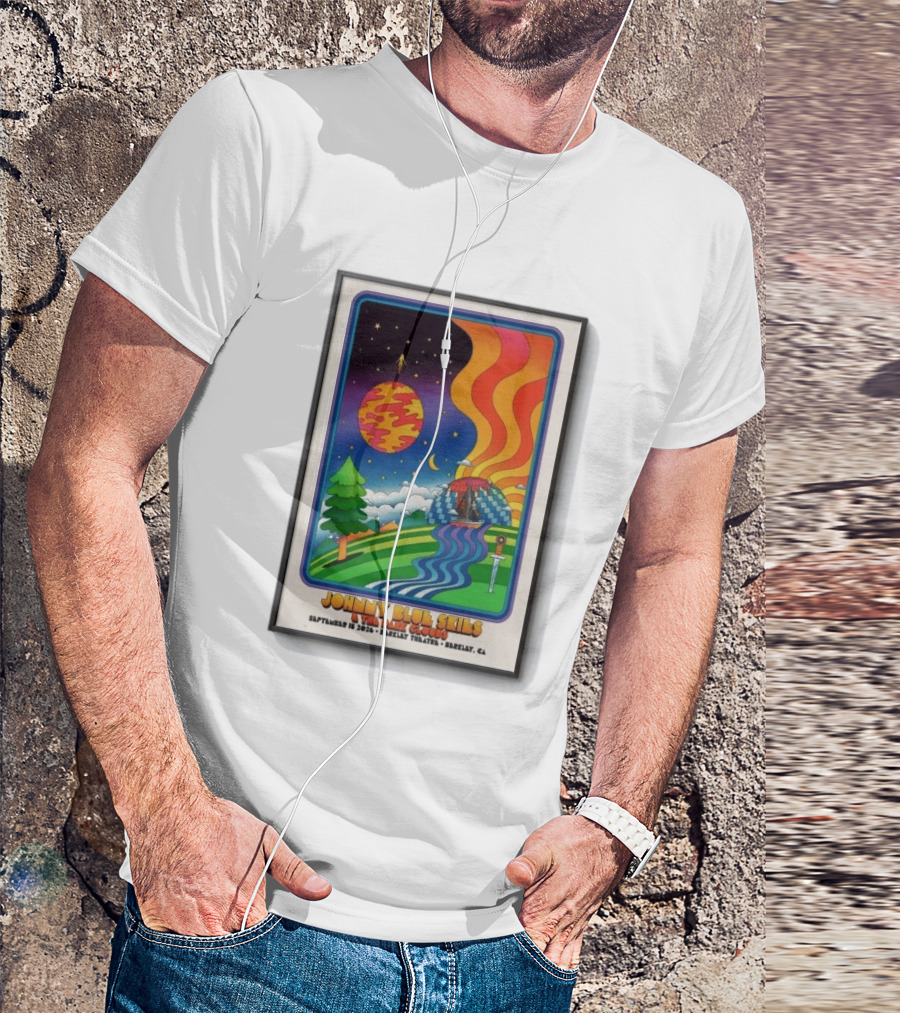 Johnny Blue Skies And The Dark Clouds Berkeley Theatre September 15 2026 Berkeley CA T-Shirt