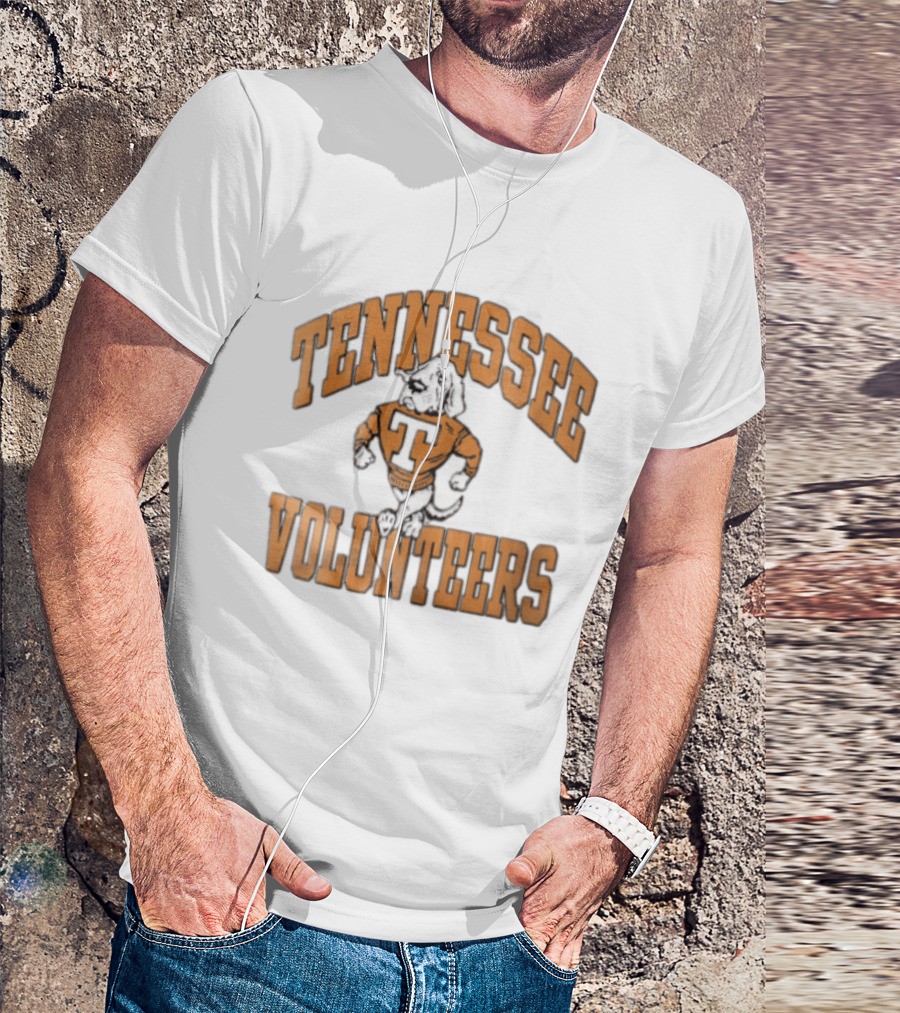 Tennessee Volunteers NCAA Cartoon Hound Dog T-Shirt