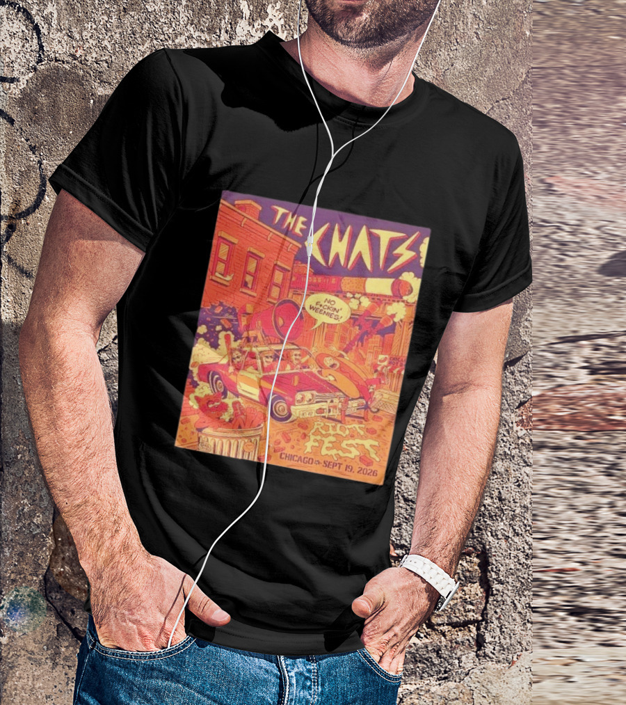 The Chats Riot Fest Chicago September 19 2026 Vintage Comic T-Shirt