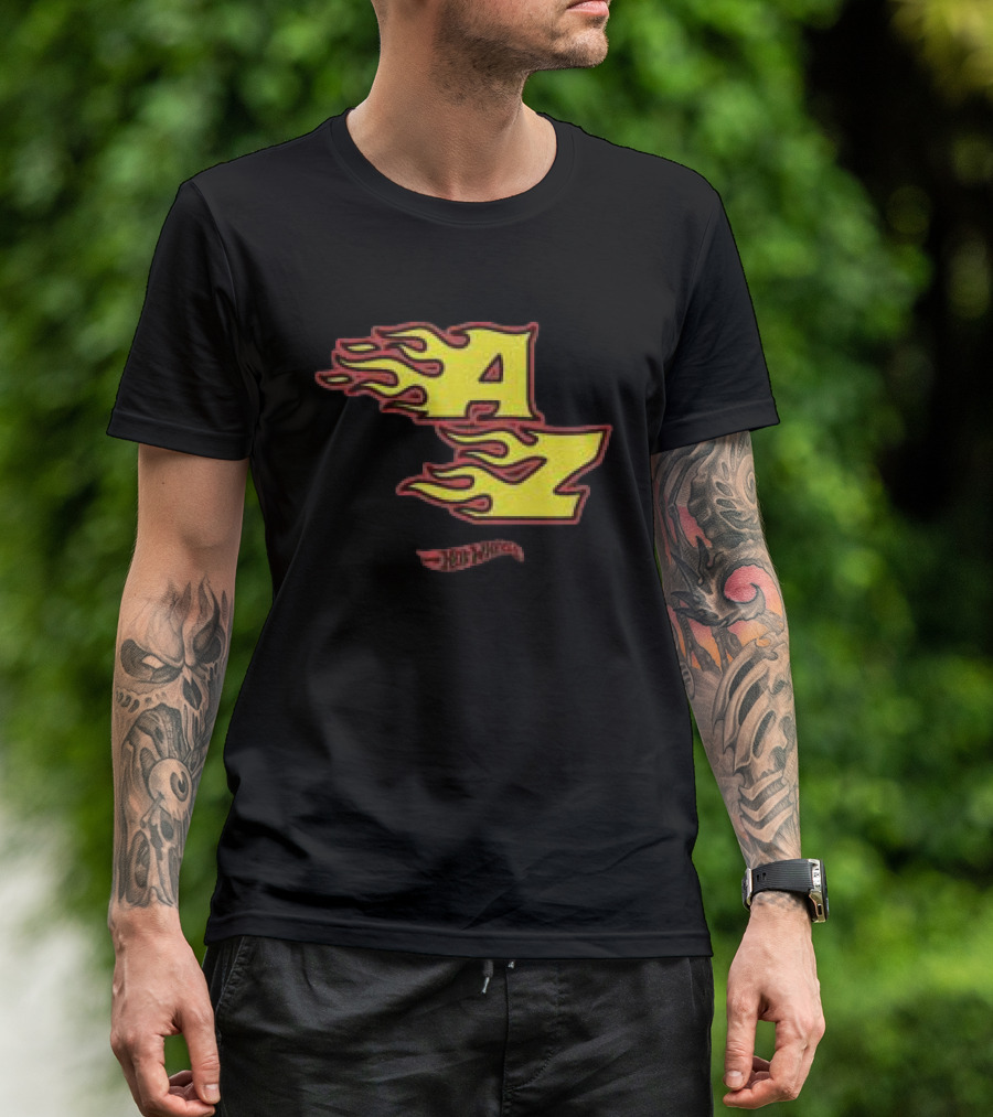 Hot Wheels AZ Flame Arizona Beverages Collaboration T-Shirt
