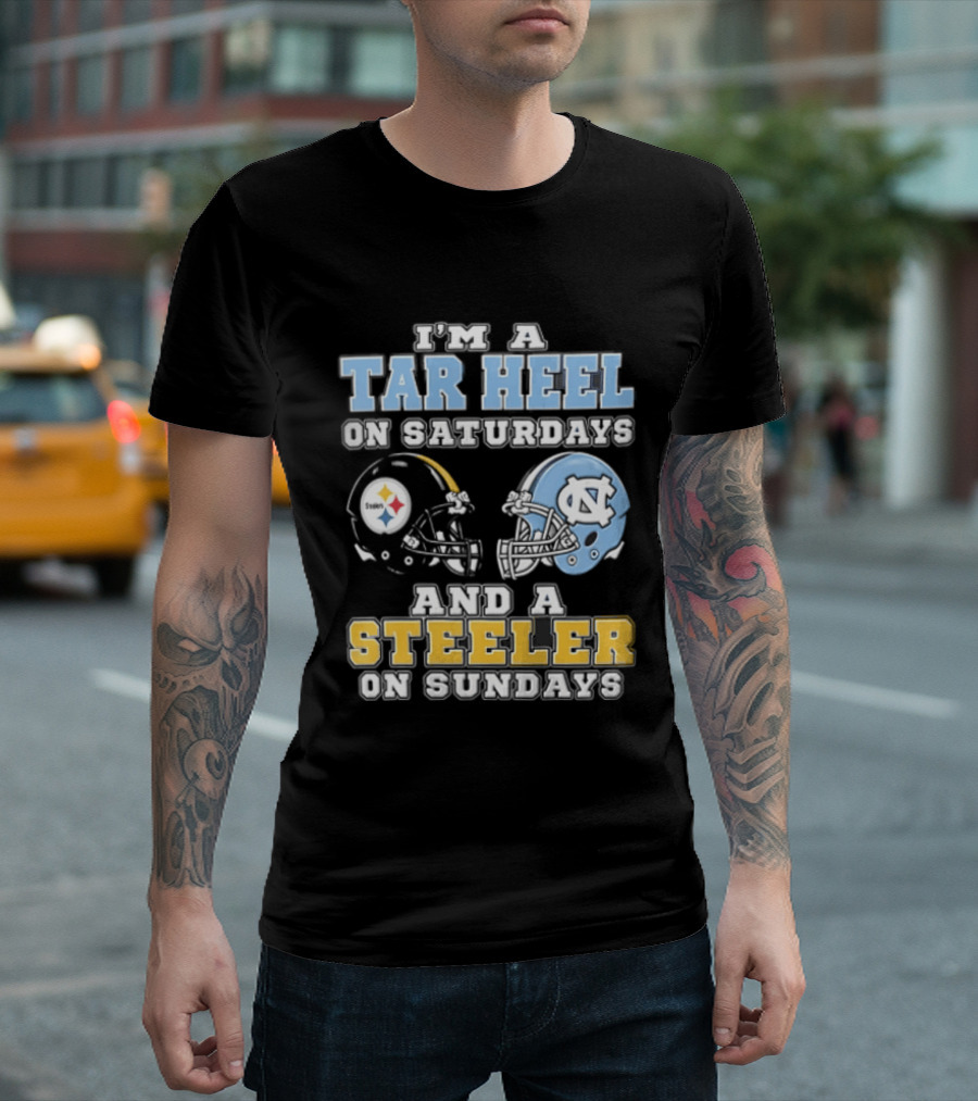 Pitt Panther On Saturdays And Steeler On Sundays Football Team Spirit T-Shirt