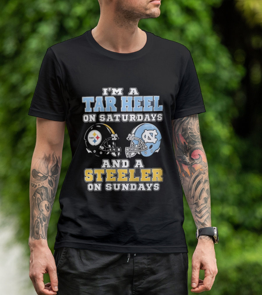 Pitt Panther On Saturdays And Steeler On Sundays Football Team Spirit T-Shirt