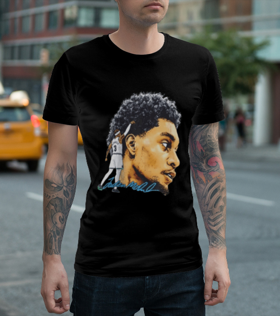 Jaden McDaniels Minnesota Timberwolves Signature T-Shirt
