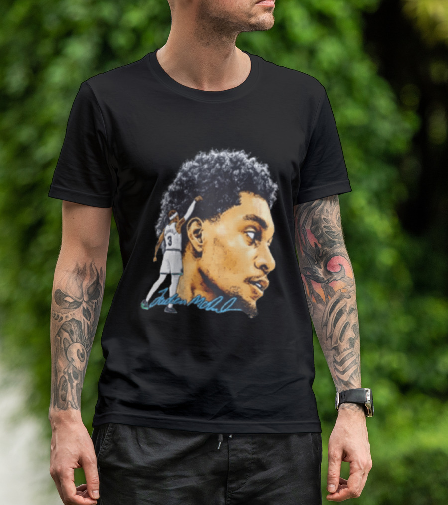 Jaden McDaniels Minnesota Timberwolves Signature T-Shirt