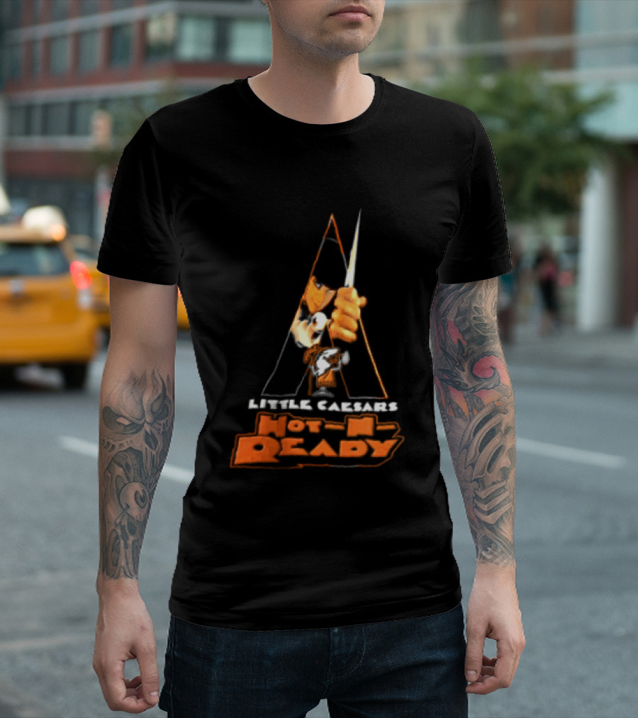 Little Caesars Hot N Ready A Work Orange Pizza Fusion T-Shirt