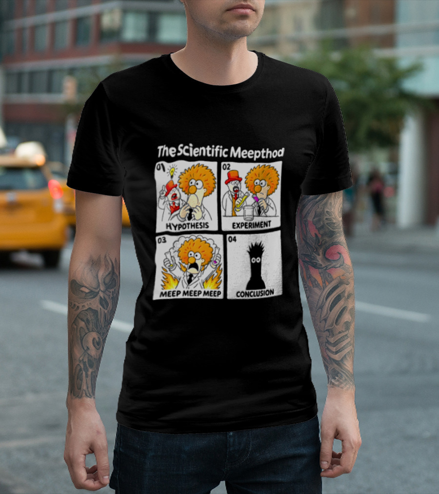The Scientific Meepthod Beaker Experiment Walter White Conclusion Comic T-Shirt