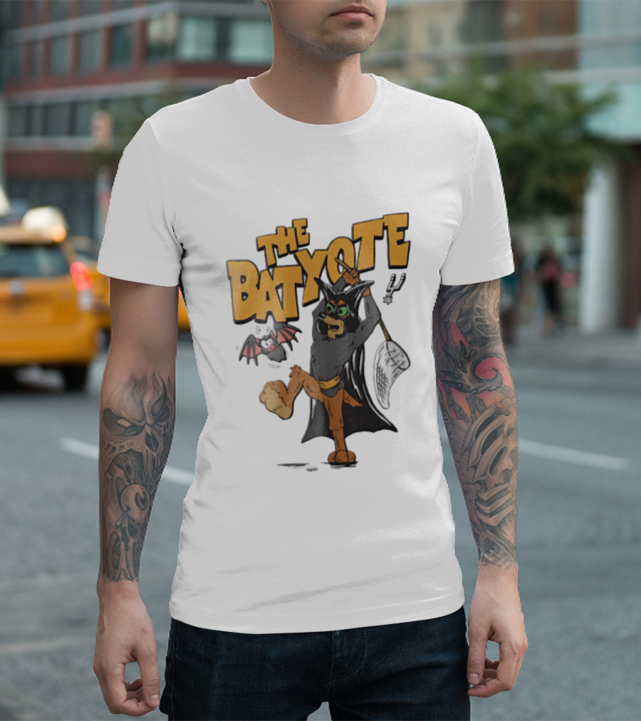 The Bat Yote Coyote Butterfly Net Creature Cartoon San Antonio Spurs NBA T-Shirt