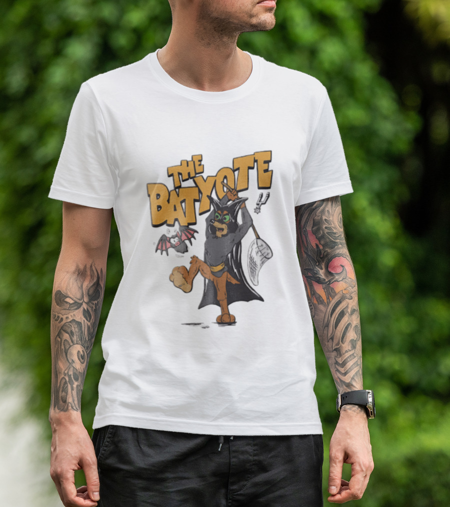The Bat Yote Coyote Butterfly Net Creature Cartoon San Antonio Spurs NBA T-Shirt