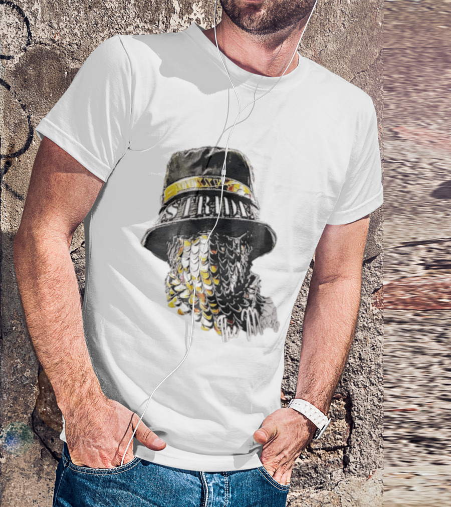 Strides Mmxxv Magpie Bucket Hat Golden Feather Mask T-Shirt