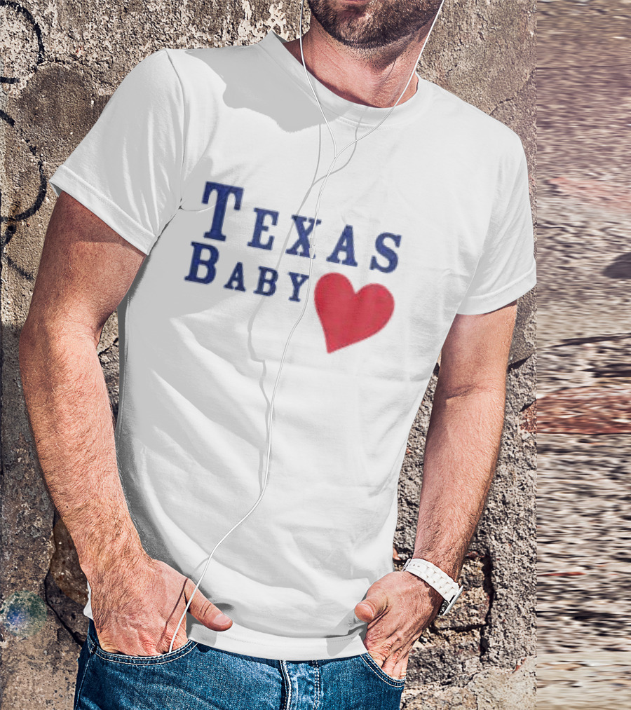 Susannah Joffe Store Texas Baby Heart Tank T-Shirt