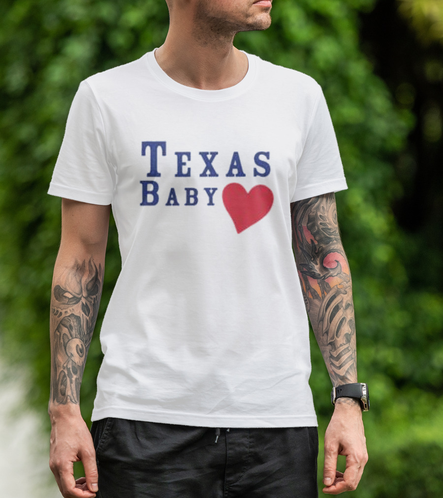 Susannah Joffe Store Texas Baby Heart Tank T-Shirt