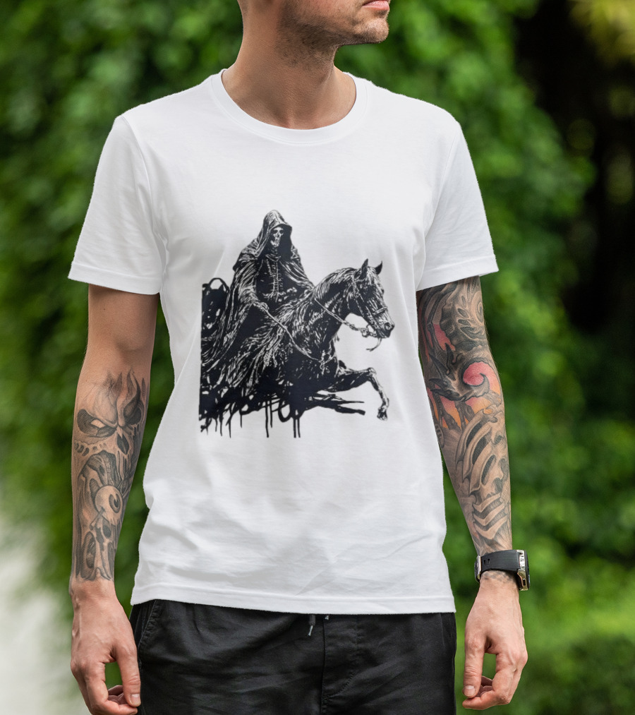 A7x World Store Total Surrender Grim Reaper Horseman T-Shirt