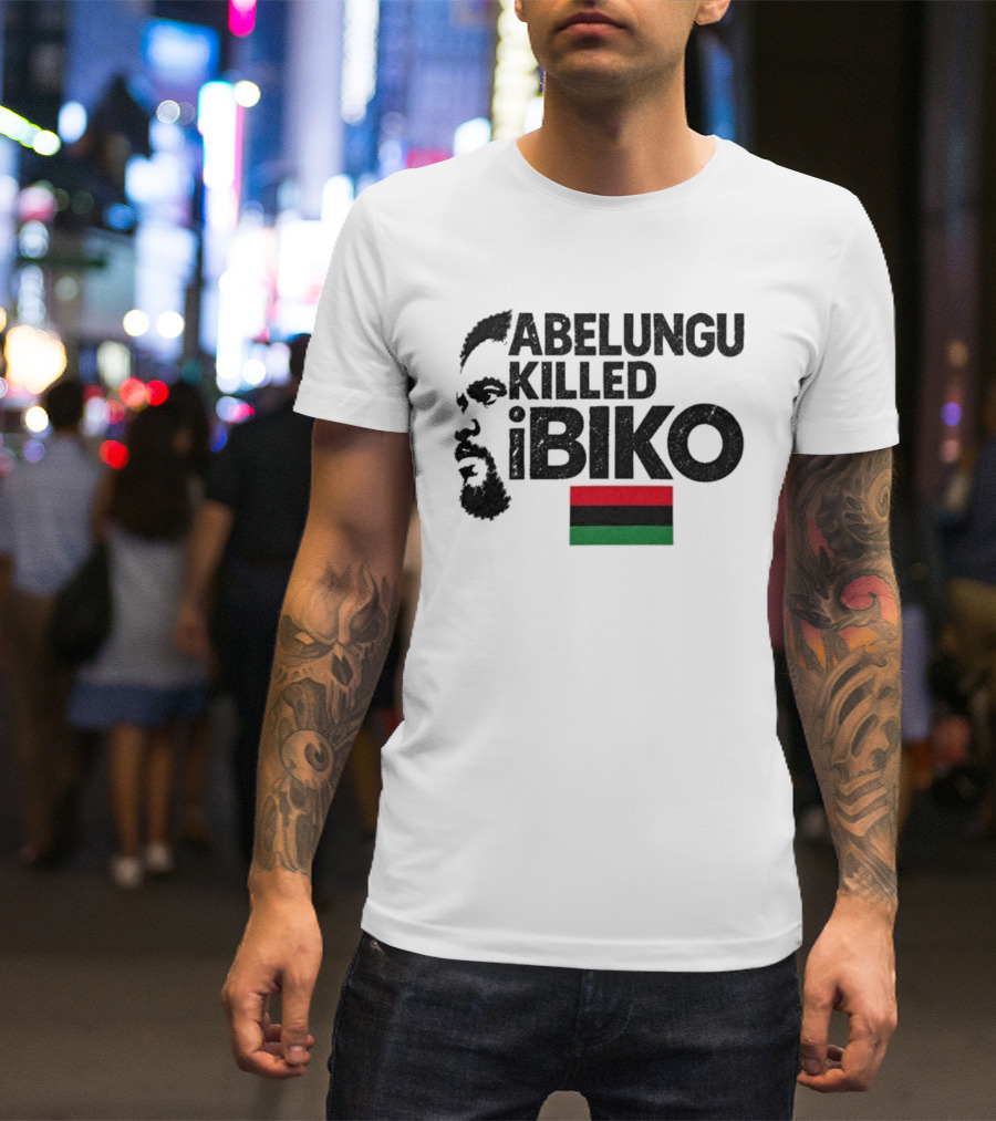 Abelungu Killed Ibiko Pan African Flag T-Shirt